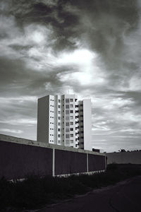 Low angle view of building against sky