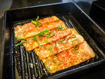 Close-up of food on plate