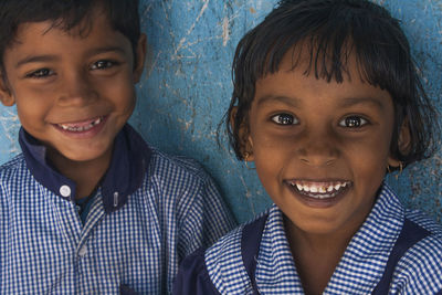 Portrait of smiling boy