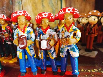 Close-up of figurine