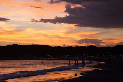 Dramatic sky over sea