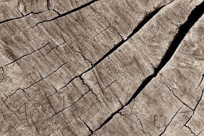 Full frame shot of cracked floor