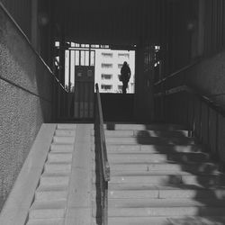 Staircase in building