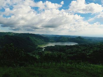 Scenic view of landscape against sky