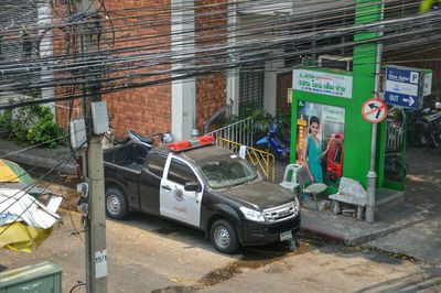 View of car on road