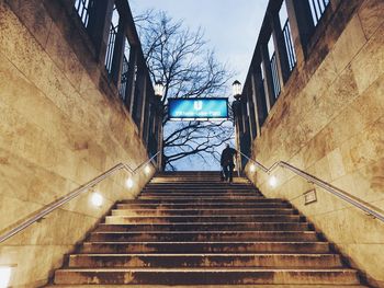 Low angle view of staircase