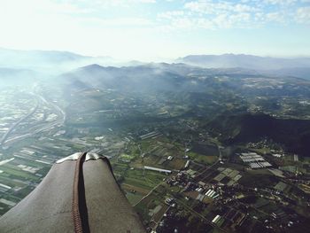 Aerial view of landscape