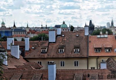 View of buildings in city