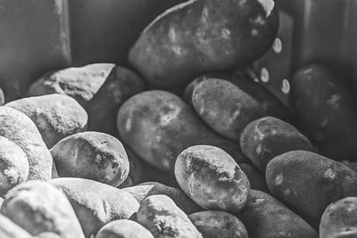 Full frame shot of potatoes