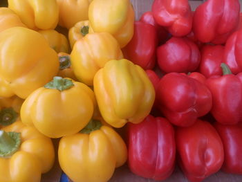 Close-up of bell peppers