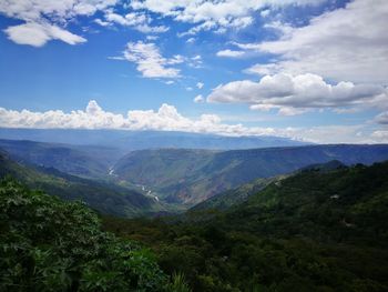 Scenic view of landscape against sky