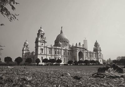 View of cathedral against clear sky