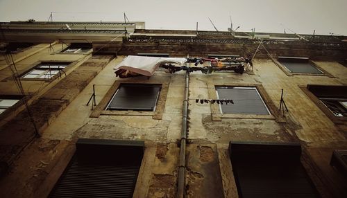 Low angle view of building against sky