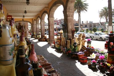 Full length of people on display