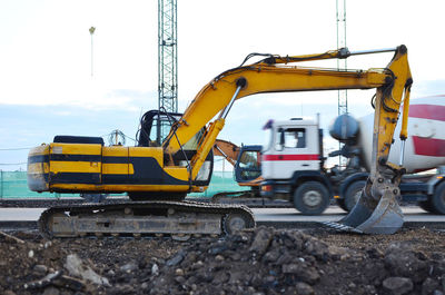 View of construction site