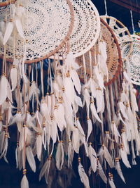 Close-up of clothes for sale in market