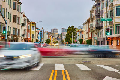 View of city street