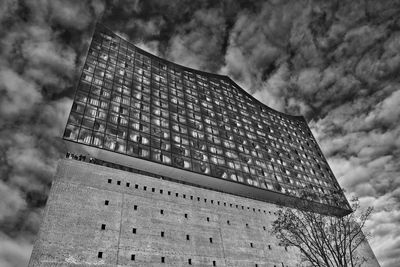 Low angle view of building against sky