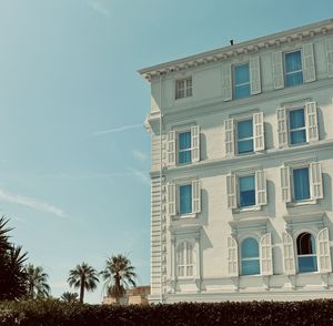 Low angle view of building against sky