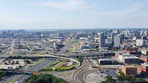 Aerial view of cityscape