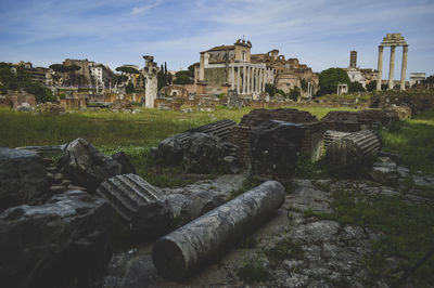 Old ruins of building