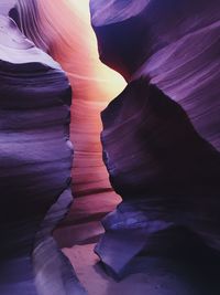 Rock formation in cave