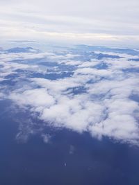 Low angle view of clouds in sky