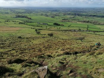 Glen's of antrim northern ireland view from slemish mountain 