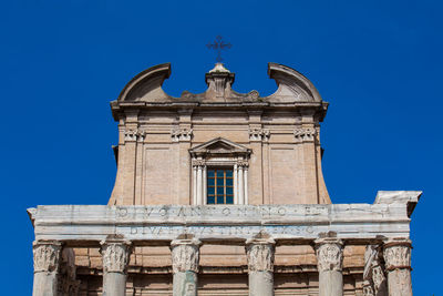 Temple of antoninus and faustina at the roman forum in rome