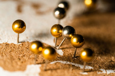 Close-up of wine on table