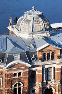 View of historic building in city