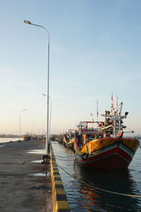 Fishing boat resting place