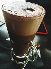 Close-up of coffee in cup