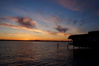 Scenic view of calm sea against sky