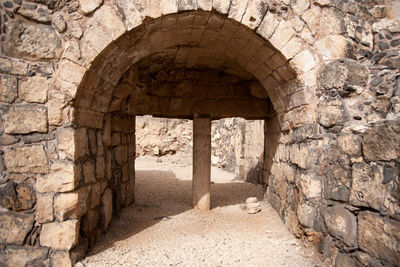 Stone wall of old building