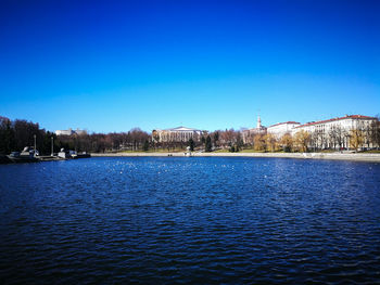 View of city at waterfront