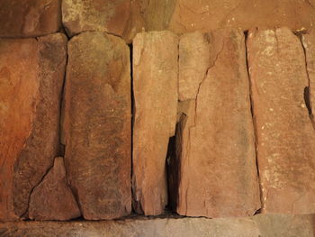 Full frame shot of stone wall