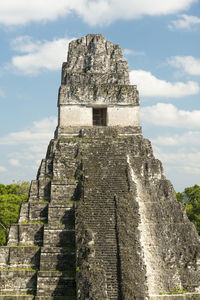 Old ruin building against sky