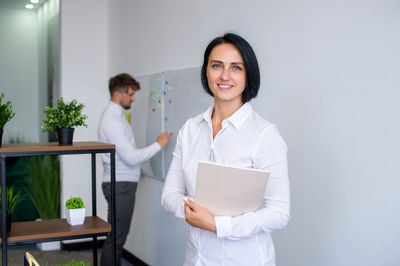 Portrait of a female executive in the office