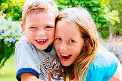 Portrait of smiling boy