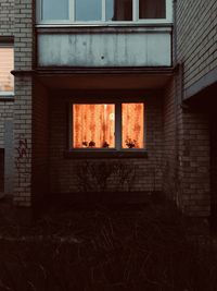 Window of old building