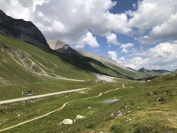 Scenic view of landscape against sky