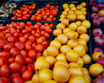 Full frame shot of food for sale