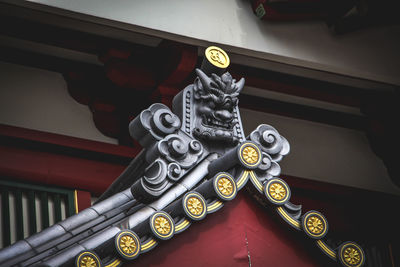 Low angle view of statue