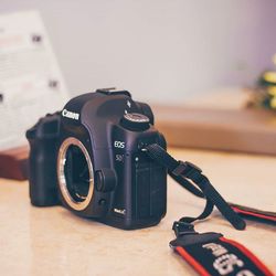 Close-up of camera lens