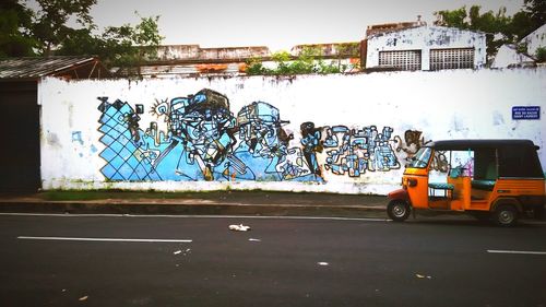 Graffiti on wall