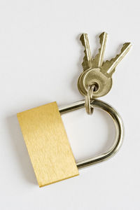 Close-up of electric lamp against white background