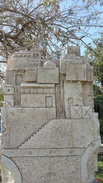 Low angle view of old building