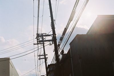 Low angle view of buildings against sky