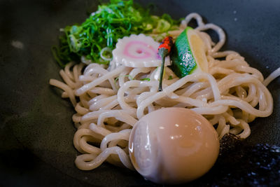 Close-up of food in plate